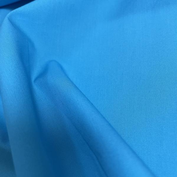 Cheap 108GSM Blue Plain 100% Cotton Dyed Fabric 57/58" Width for sale