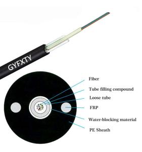 Quality No Metal FRP Optical Fiber Duct Cable 24F 2f Fiber Optic Cable GYFXTY 6mm wholesale