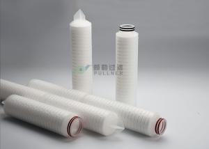 Quality Nylon/PES/PTFE/PVDF/GF 0.22um 10&quot; Pleated Filter Cartridge OD2.7&quot; Length 10&quot; wholesale