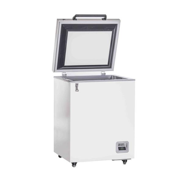100 Liter Capacity Chest Biomedical Cryogenic Deep Freezer Fridge For Hospital