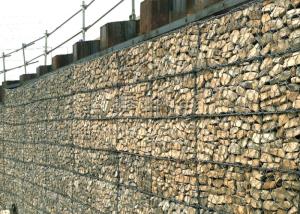 China High Strength Easy Install Galvanized Gabion Mesh For Landscape Retaining Projects on sale