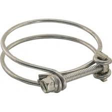Customized Double Wire Stainless Steel Hose Pipe Clamps for Various Applications