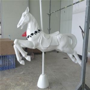Quality painting finished Fiberglass Horse Length 120cm wholesale