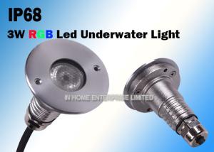 Quality SS 316 3W RGB Underwater Led Pond Lights Super Bright For Swimming Pool wholesale