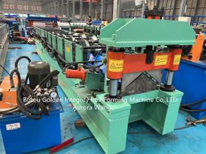 Quality Good Quality Cold-formed Metal Roof Sheet Color Steel Roll Forming Roof Steel Ridge Cap Cover Roll Forming Machine wholesale