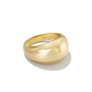 Quality Bold Design 925 Sterling Silver Dome Ring wholesale