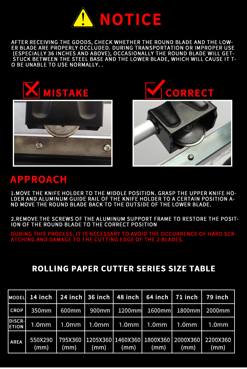 10KG Manual Precision Rotary Paper Trimmer 48 Inch Rolling Paper Cutter