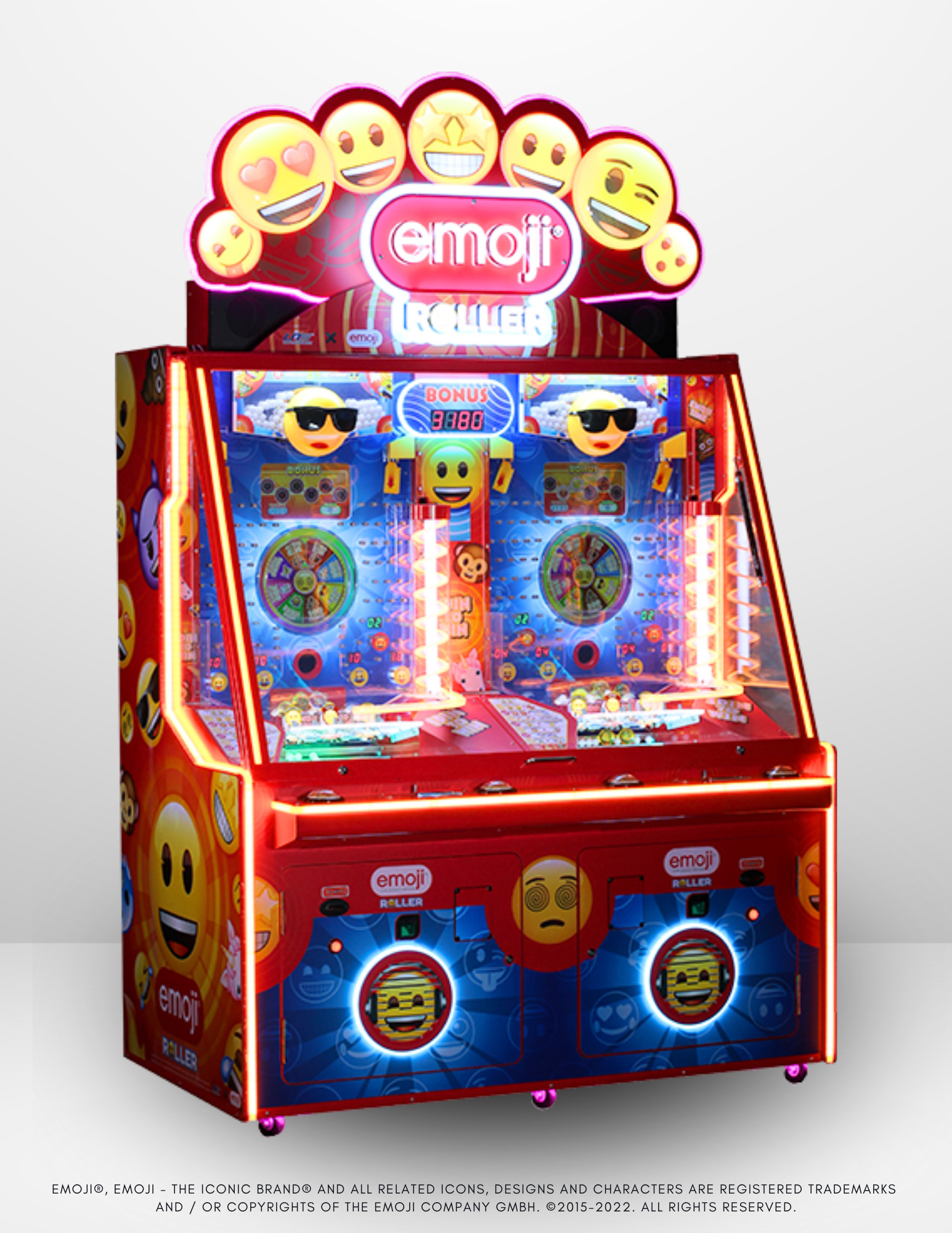 Emoji Roller Adds New Dimensions To The Traditional Pusher With A Multilayered Gameplay Lottery Redemption Game Machine