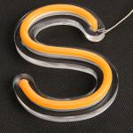 guitar letter acrylic led open sing custom neon sign wedding