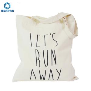 Quality Custom Printed Burlap Handle Zipper Sling Shopping Bags wholesale