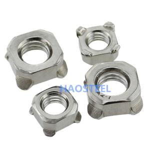 Quality Square Stainless Steel Welding Nut 201 304 304L 316 316L 321 2205 2520 2507 wholesale
