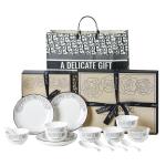 Cute Bowls Plates Dishes Customized Stoneware Tableware Set for Kitchen Custom