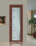 Fancy Waterproof Aluminium Frame Glass Doors 2.0mm Thickness