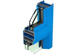 Quality High Prformance Flat Open Aluminium Window Profiles Mill Finish Surface wholesale