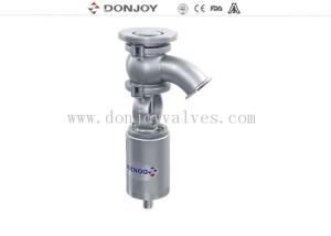 Quality Air / Spring Tank Bottom Valve SS316L Medium Pressure 45 Elbow Type wholesale