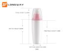 High Sealed Treatment Pump Bottles , PP 50ml Lotion Bottle Unbreakable