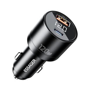 Quality ESSAGER FSJ-009 Series 120W Cell Phone Quick Car Charger Outlet wholesale