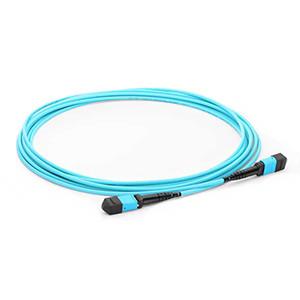 Quality MPO Female- MPO Female (Pinless) Multimode 16-fiber MPO Trunk Cable OM4 50/125 μm For 400G Network wholesale