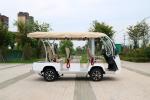 New Energy Lithium Battery Electric White Convertible Sightseeing Car Suitable