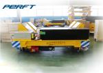 PLC System Remote Controlled Battery Motorized Steel Coil Transfer Car on Rails
