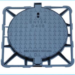 Quality Bolted Ductile Iron Cover And Frame D400 EN124 For Urban Infrastructure wholesale