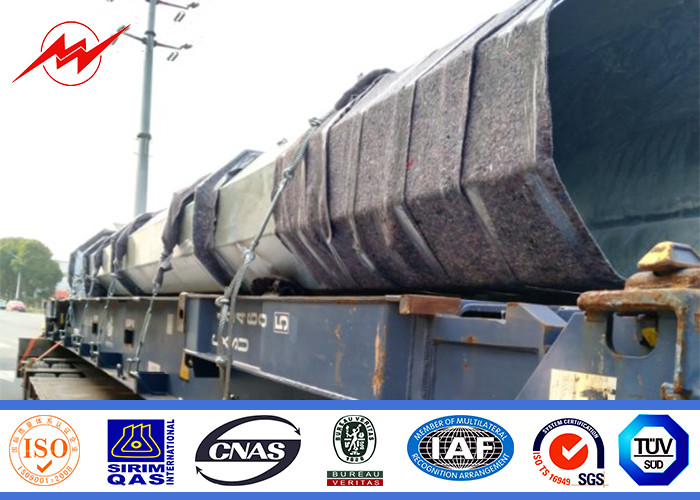 Metal 230kv 6-10mmThickness Polygonal Pole