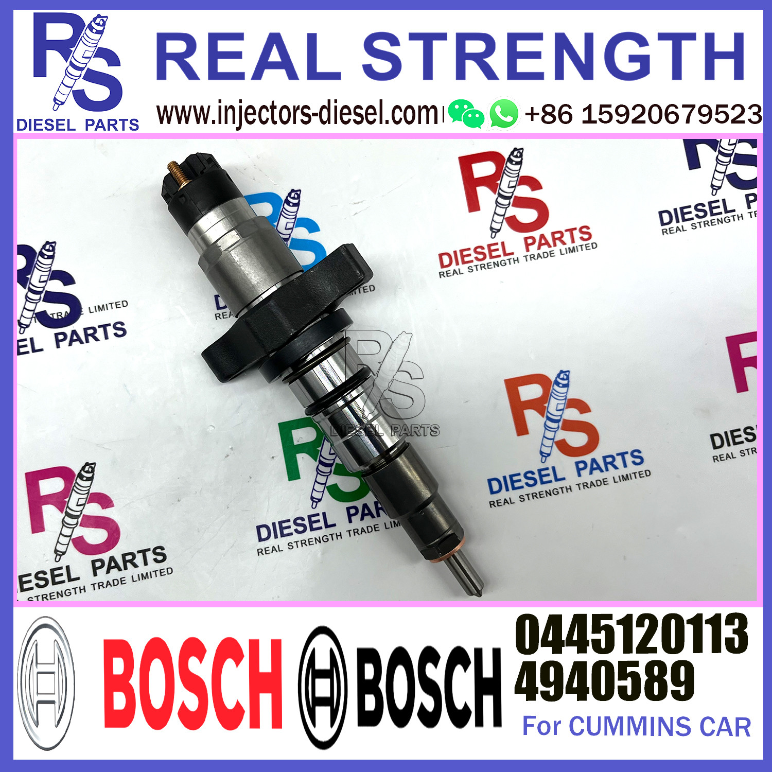 Common Rail Fuel Injector 0445120255 For Dodge Ram 2500 2003-2004 Cummins 04451 5263318 044512010 0445120113
