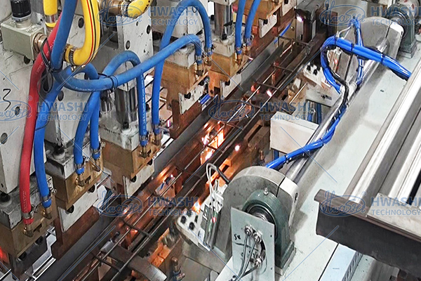 Advanced Automatic Wire Shelf Welding Machine For Wire Mesh Deck Shelving Production Line