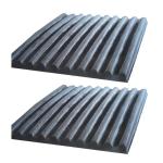 High Manganese Crusher Spare Parts Jaw Plate Customizable Color