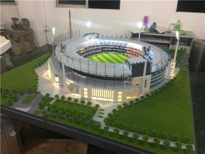 Quality LED Light Stadium Scale Model , Miniature Mockup Maquette For Exhibition wholesale