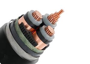 Quality 3.6/6 kV XLPE Insulated screened Armored Cable , Copper Conductor MV Power Cable wholesale