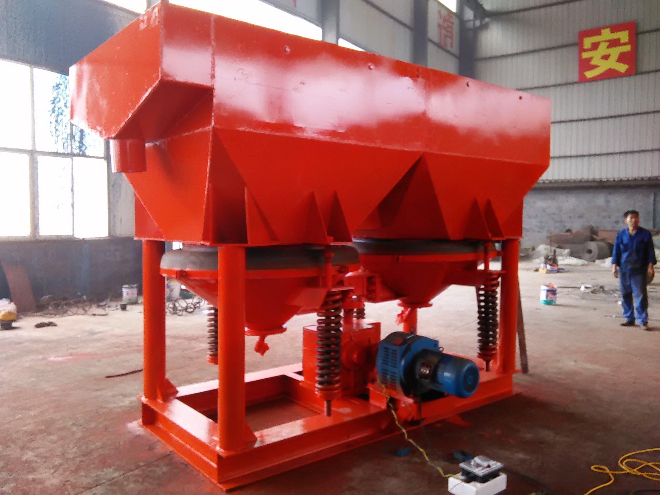 Mineral Gold Washing Trommel Screen With Water Pump