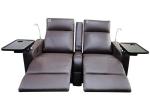 Leather Cinema Theater Sofa USB Modern Recliner Chair
