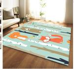 Living room carpet, bedroom floor mat, DIY pattern, flexible cross-border carpet