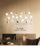 Acrylic Iron LED Pendant Lightings Ball Shape 800*100*1500MM 36w