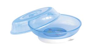 Quality BPA FREE With Cover And Suction Pad Plastic Baby Plate wholesale