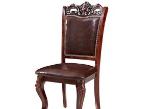Quality Baking Lacquer Carving Upholstered Restaurant Dining Chairs wholesale