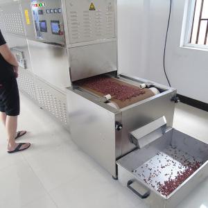 Quality 1000mm Belt Continuous Tunnel Dryer Microwave Sterilizer Industrial Drying Machine wholesale