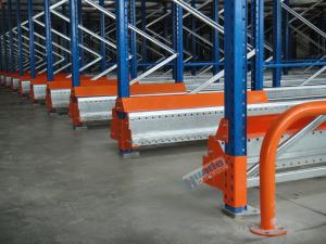 China Semi Automatic Radio Shuttle System High Density Pallet Storage Q235B Meterial on sale