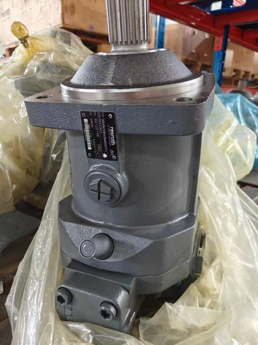 A6VM160HA2T30004H65MWV0R4A210F-0 REXROTH A6vm Rexroth Hydraulic Motor For Construction Machinery Part Axial Piston Motor