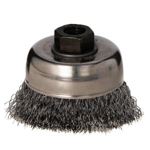 Quality Metal Head Crimped Wire Cup Brush Corrosion Resistance Long Life Span wholesale