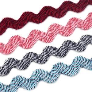 Quality Multi Colors Zig Zag Rick Rack Trim For Clothes Decoration wholesale