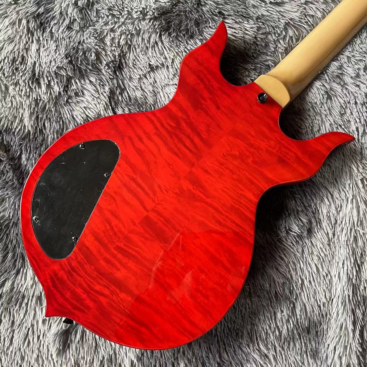 Custom Zakk Wylde Audio in Kinds Color Electric Guitar with Bound Ebony Fretboard Block Inlays