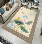 New Chinese Style Bedroom Floor Carpets 200*300cm Washable Rectangle Living Room