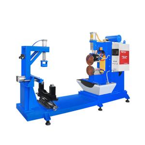 Quality Hwashi High Quality Stainless Steel Automatic Double Station Circular Rolling Seam Welding Machine Manufacturer for Oil Tank wholesale