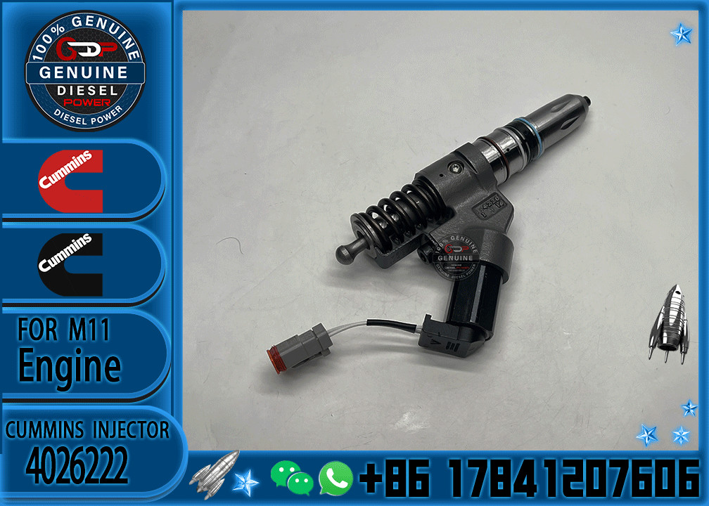 Genuine Diesel Fuel Injector 4026222 4903472 4903319 4062851 3411845 For Cummins QSM11 M11 ISM Engine