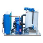 Stainless Steel Geneglace Flake Ice Machine 1 Ton Frosty Snow Cone Machine Air
