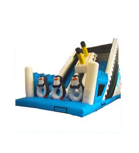 Quality Children Fun Park Inflatable Penguin Slide For Rentals wholesale