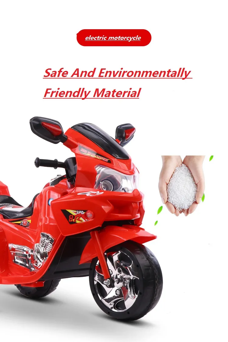 6V Electric Police Motorbike For Kids Size 117*55*72cm Age 2-8 Years Old
