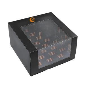 Quality Varnishing Square Gift Packaging Boxes Folding Paper Baseball Cap Packaging Box wholesale
